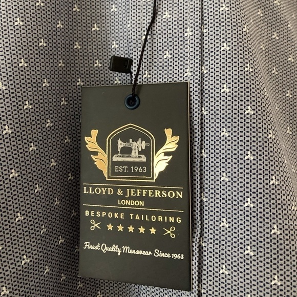NWT Lloyd & Jefferson Short Sleeve Button down Shirt - Picture 4 of 6